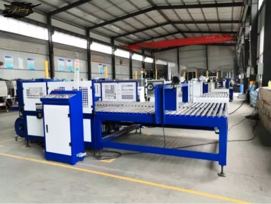 Automatic Corrugated Paper Box PP Belt Tying Bundling Wrapping Machine